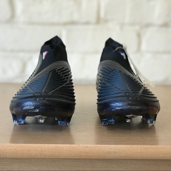 Adidas Predator Edge+ FG Soccer Football Black Cleats Messi GV7385 Men Sz 5 / 6W - Picture 4 of 9